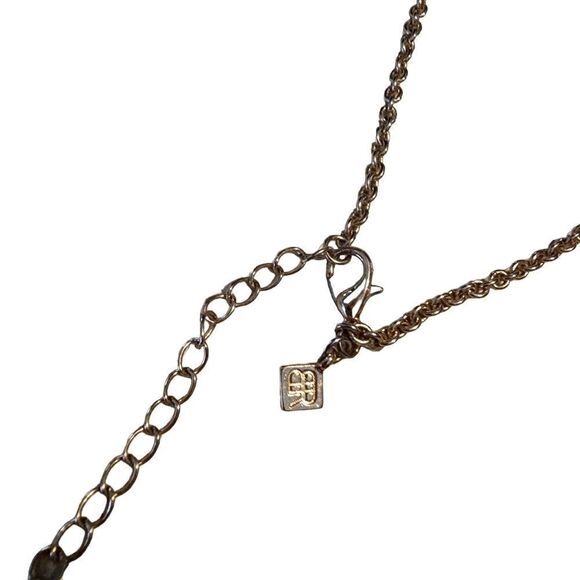 Banana Republic Gold, Orange, & White Reversible Necklace - Picture 5 of 5